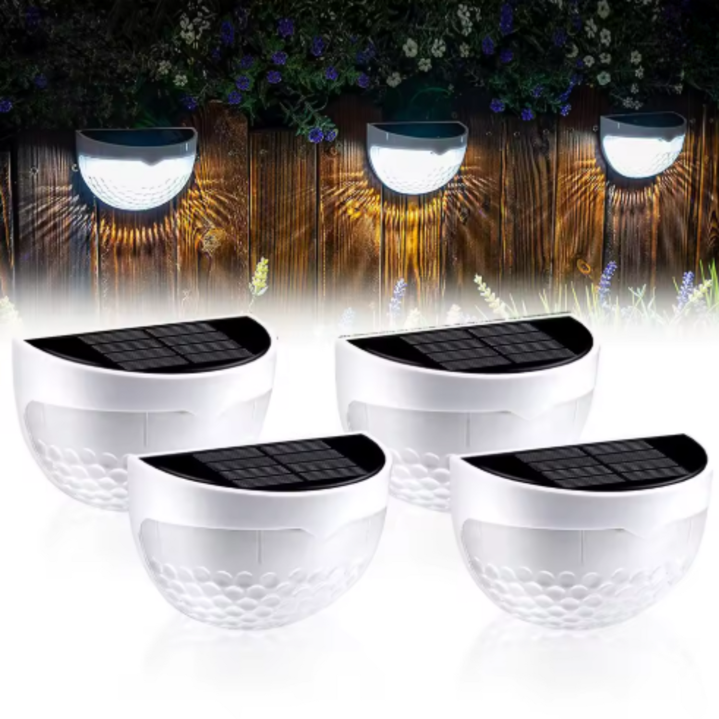 Lampki solarne schodowe OGRODOWE LED – stylowe oświetlenie 1szt