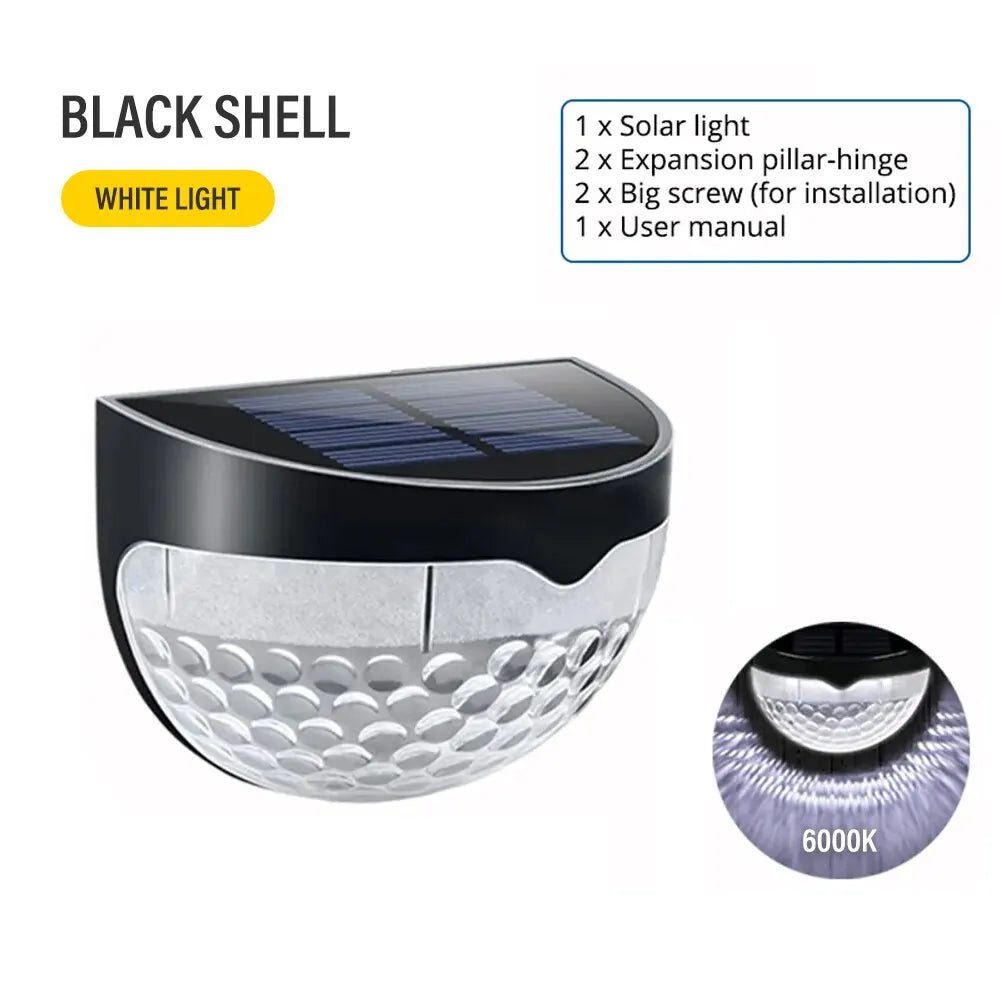 Lampki solarne schodowe OGRODOWE LED – stylowe oświetlenie 1szt