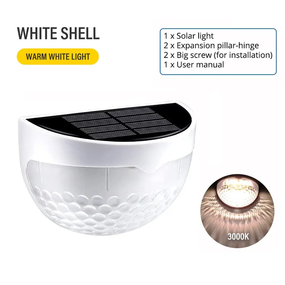 Lampki solarne schodowe OGRODOWE LED – stylowe oświetlenie 1szt