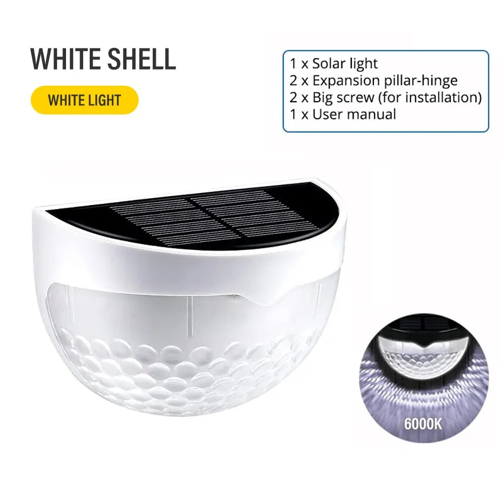 Lampki solarne schodowe OGRODOWE LED – stylowe oświetlenie 1szt