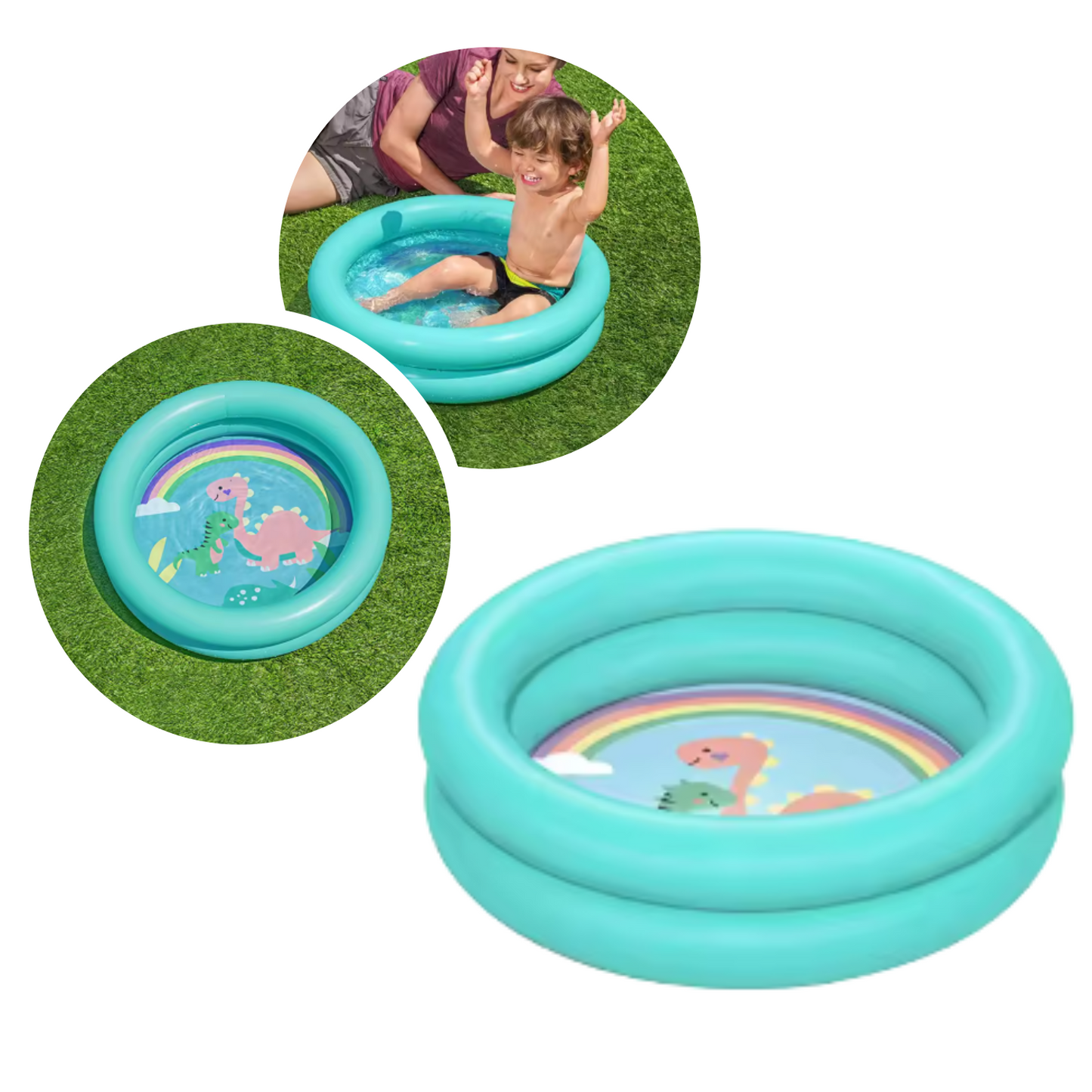 Basen brodzik dla dzieci 61cm turkusowy BEST WAY 51061