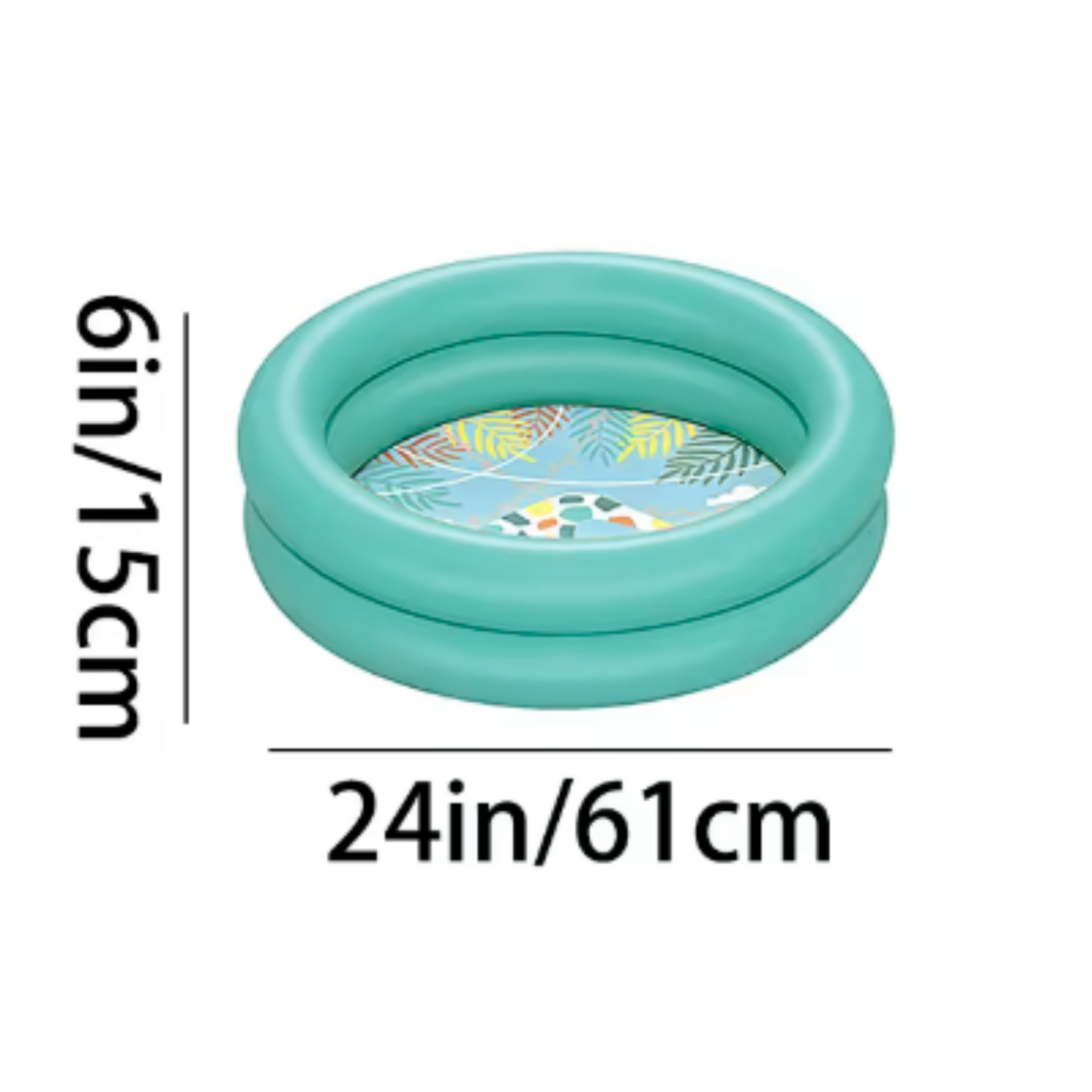Basen brodzik dla dzieci 61cm turkusowy BEST WAY 51061