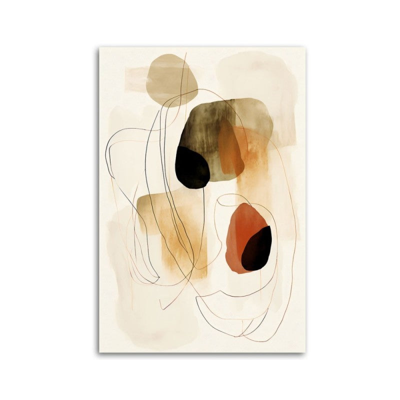 Obraz na płótnie CANVAS Abstrakcja boho 70x100 cm wysoka jakość