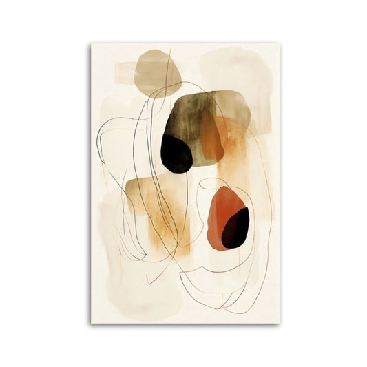 Obraz na płótnie CANVAS Abstrakcja boho 70x100 cm wysoka jakość
