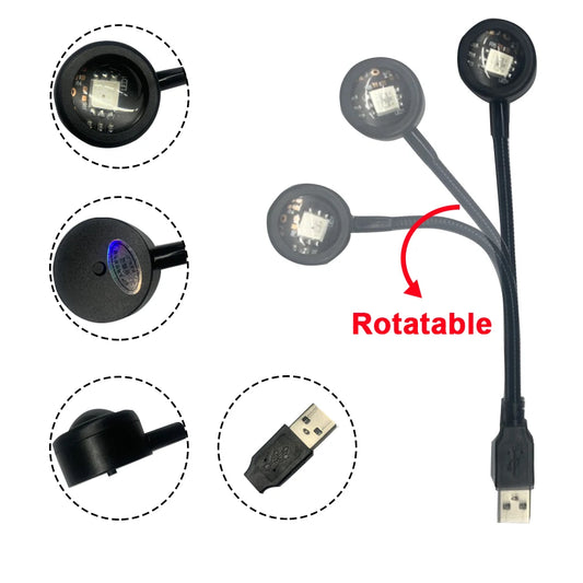 Lampka LED Sunset – projektor zachodu słońca USB Oświetlenie dekoracyjne